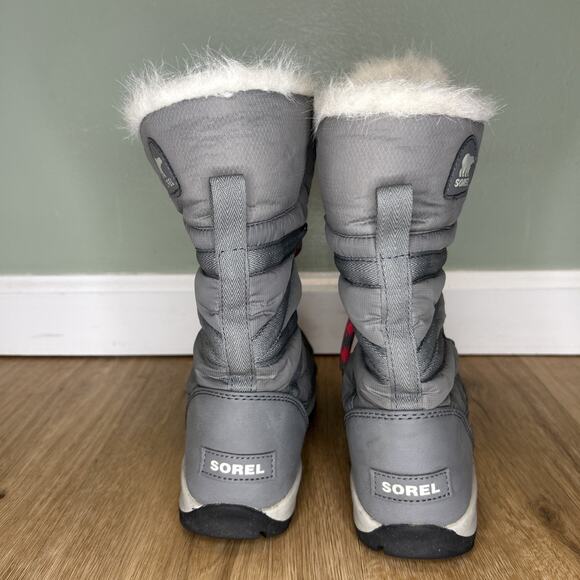 Sorel Women's 7 Boots Whitney Tall Lace Gray Waterproof Insulated Winter Comfy - Picture 4 of 7